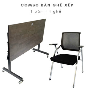 Adjustable <b>Folding</b> <b>Desk</b> and Chair Set with Comfortable Rubber Wood Tabletop Steel Frame for Classroom Use School Sets-CB68163 - Product Image 5