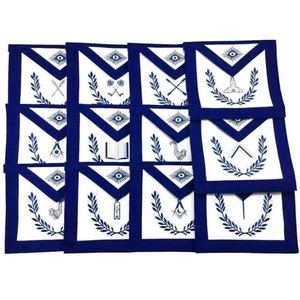 Delantal Masónico Personalizado de Piel de Oveja Bordado a Mano para Logias - Product Image 6