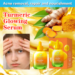 Sérum facial éclatant au curcuma DR.DAVEY 30ml GMPC ISO22716 ISO9001 Sérum apaisant et éclaircissant pour la peau - Product Image 3