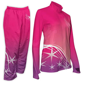 ชุดวอร์มกีฬาสำหรับเชียร์ ผลิตจากผ้าที่เบาและระบายอากาศได้ดี ออกแบบมาเพื่อการเตรียมทีมอย่างสบายตัว - Product Image 6