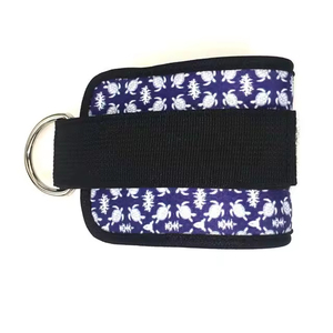 Solid Quality Neoprene Gym Ankle Straps Yellow <b>Black</b> Colors Hot Selling for Custom Design Factory Manufactured for Protection - Product Image 2