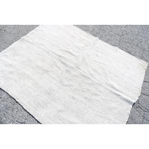 พรมวินเทจตุรกี ขนาด 5x5.8 ฟุต (151x176 ซม.) สีขาวลายดอกไม้สีแดง - Product Image 4