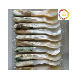 Vente chaude cuillère à caviar en nacre pour salle à manger fine nacre naturelle coquillage matériel - Product Image 2