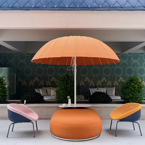 Alta calidad multifunción al aire libre jardín patio trasero sombrilla Glamping piscina sombrilla setas - Product Image 2