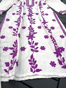 Hermosa tradicional indio y pakistaní rayón Kurti nueva venta al por mayor Shalwar Kameez conjunto Elegante ropa islámica - Product Image 5