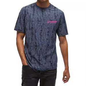 T-shirt Homme Col Rond Coupe Ample Effet Vieilli Manches Courtes 320 g/m² 100 % Coton Anti-Plis Séchage Rapide Respirant – Grande Vente - Product Image 6