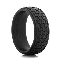 Gentdes Schmuck Maßgefertigter Spezieller Strukturierter Gehämmerter Edelstahl Damaszener Eheringe 8MM Vintage Twist Unisex Ring