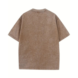 High Quality Acid Washed <b>Shorts</b> Set Custom logo Printing <b>Men's</b> Summer <b>Shorts</b> & <b>T</b> <b>Shirt</b> New Fashionable Two Piece Set For <b>Men</b> - Product Image 2