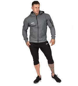 Sudadera con capucha extragrande para hombre, 100% algodón, con cremallera completa, estampado de burbujas, logotipo personalizado, OEM, venta al por mayor - Product Image 5