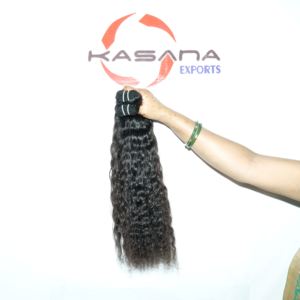 Extensiones de cabello humano natural 100% para mujeres negras vietnamitas sin procesar, máquina de trama doble alineada con cutícula, onda Natural - Product Image 3