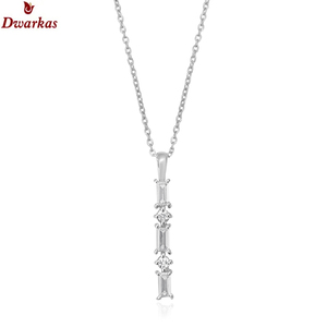 Collar de cristal de Plata de Ley 925 de lujo para mujer Diseño elegante - Product Image 4