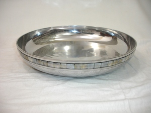 ชามทรงรีตกแต่ง พรีเมียม วานเทจ โมเดิร์น เมทัล อลูมิเนียม ชุบนิกเกิล ดีไซน์คลาสสิกทันสมัย คุณภาพพรีเมียม - Product Image 5