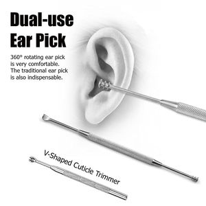 Set de Manicura Profesional Premium Multifunción con Herramientas de Acero Inoxidable para el Cuidado de las Uñas, Cortaúñas 4 en 1, Diseño de Lujo - Product Image 2