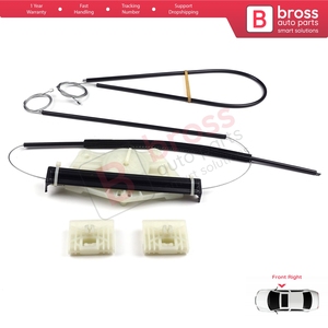 BWR778 Power <b>Window</b> Regulator Repair Set Front Right for Touareg MK1 7L Cayenne 9PA 955 957 2002-2010 7L0837462 - Product Image 2