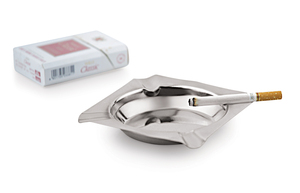 Cendrier carré de conception classique haut de gamme, antirouille et résistant à la chaleur, en acier inoxydable pour fumer des cigarettes - Product Image 3