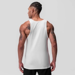 Camiseta sin mangas de algodón esencial para hombre: Camisa sin mangas versátil para ropa informal, deportiva y deportiva - Product Image 4