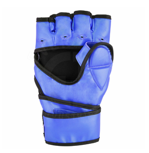 ถุงมือ MMA หนังพรีเมี่ยม100% อันดับต้นๆสำหรับนักสู้มืออาชีพจากผู้ผลิตปากีสถาน - Product Image 4