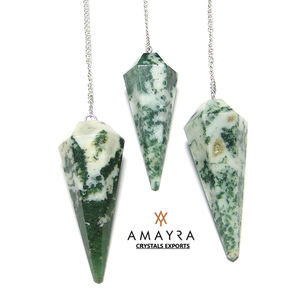 Pendules en agate pour pierres précieuses Meilleures ventes Beau pendule à facettes Pendule de radiesthésie à un prix abordable - Product Image 5