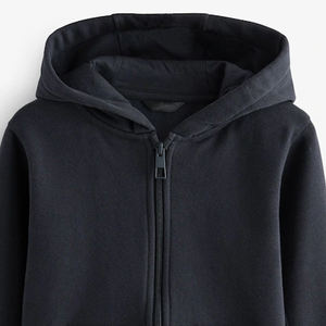 Sweat-shirts à fermeture éclair avec impression de logo personnalisée de haute qualité, couleur unie pour un confort optimal, manches longues avec capuche réglable - Product Image 2