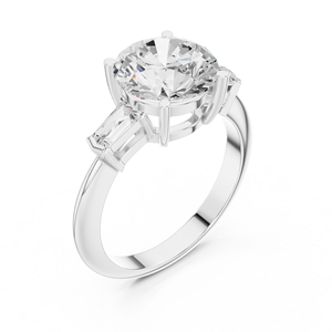 Bague en argent réglable 10K avec bijoux de mode en pierre de cristal - Product Image 5