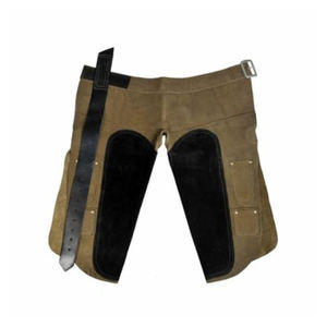 Tablier de maréchal-ferrant en cuir-Protection durable des sabots pour les professionnels Tablier de toilettage des chevaux de qualité supérieure - Product Image 1