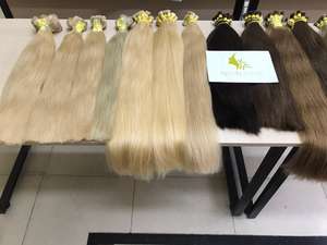 Extensión de cabello humano alineado vietnamita negro Rubio Remy a granel de calidad superior - Product Image 4