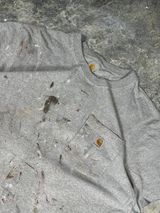 Camiseta de Mujer con Lavado Ácido, Estilo Clásico Vintage, Algodón Lavado, Informal, Estilo Urbano, Corte Holgado, Top de Moda - Product Image 4