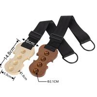 Yinyu GS935 Solid Wood Cello Endpin Holder with Extra-Wide Anti-Slip Pad for Secure Orchestra Performances