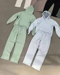 Conjunto Deportivo de Invierno para Hombre, Sudadera Holgada con Hombros Caídos y Pantalones Deportivos, de Felpa de Algodón Grueso, Antiolor - Product Image 2