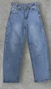 Jeans Casuales Personalizables, 100% Algodón, Oscuros, Desgastados, Transpirables, Impermeables, con Parches Personalizados en la Cintura, Tallas Grandes Disponibles - Product Image 6