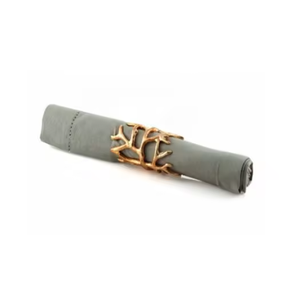 Anillo de servilleta Decoración Premium Anillos de tejido Decoración de mesa de comedor moderna Suministro a granel Al mejor precio Vajilla Anillos de metal personalizados - Product Image 4