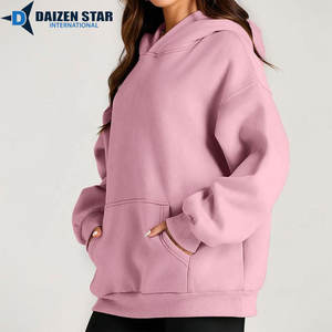 Sudadera con Capucha Casual Ecológica para Mujer DAIZEN STAR, Color Sólido, 100% Algodón, Felpa, Secado Rápido, Transpirable, Bordado 3D - Product Image 5