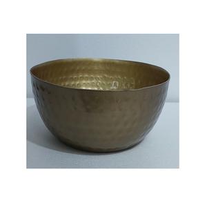 Bol en aluminium métal martelé chocolat dattes forme ronde taille et logo personnalisés pour les fournisseurs de gros - Product Image 1