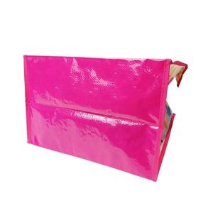 Bolsa de Compras Personalizable de Tela Tejida de PP con Asas de Tela No Tejida/Cinta de PP para Supermercados y Exposiciones - Product Image 3