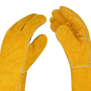 Gants de soudage en cuir pour hommes sur mesure de haute qualité, nouveau design, personnalisés, ignifuges, anti-chaleur, anti-coupure, gants TIG - Product Image 4