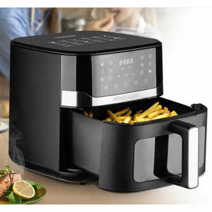 Freidora de Aire Cuisinart Moderna de 2400 W, Horno Eléctrico Cuadrado Negro con Control Digital, Sin Aceite, Accesorio para Uso Doméstico, Enchufe Estadounidense - Product Image 1