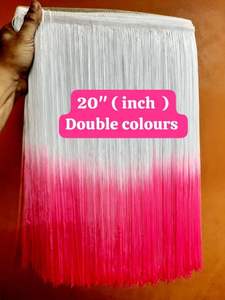 Cintas y cordones bordados a máquina hechos a medida en colores brillantes en varios diseños para vestidos de novia en casi 1 pulgada de ancho - Product Image 2