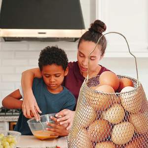 2 packs de paniers à œufs, paniers décoratifs de style rustique vintage, panier pliable en fil métallique avec poignée, adapté à la ferme, au poulet. - Product Image 5