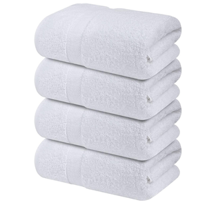 Serviette de bain d'hôtel de luxe peluche douce 100% coton serviettes absorbantes à séchage rapide en gros - Product Image 3