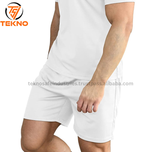 Ensemble court 2 pièces personnalisé ensemble de survêtements de sports d'été pour hommes vente en gros de survêtements survêtements unis pour hommes - Product Image 4