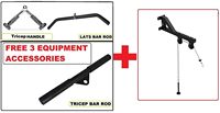 Estación de Entrenamiento Total para la Parte Superior del Cuerpo 10 en 1: Sistema de Ejercicios para Dorsal, Tríceps y Antebrazos