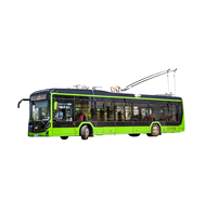 Trolleybus moderne haute capacité modèle 32100D série OLGERD avec système de conduite autonome et conception confortable pour les passagers