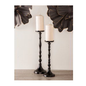 Porte-bougie décoratif élégant en métal, parfait pour la chambre à coucher, le salon, la table à manger et la terrasse - Product Image 4