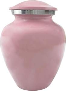 Pink Pet Cremation Urns, Urn for Cats, <b>Dogs</b>, Artwork Cremation Urn, <b>Ash</b> Urns with Personalized Engraving (Butterflies) - Product Image 2