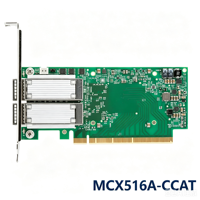 Adaptateur réseau Ethernet Mellanox Connect X-5 EN MCX516A-CCAT double port 100GbE QSFP28 PCIe 3.0 x16 RDMA RoCE NVMe-oF Smart NIC