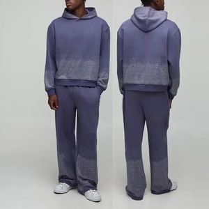 Nuevas Sudaderas con Capucha de Felpa Francesa con Pedrería Térmica Personalizadas para Hombre, Ligeras, para Invierno, Venta al Por Mayor - Product Image 4