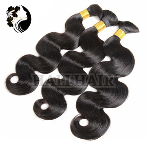 Todos los colores teñido blanqueamiento y permanente extensiones de cabello Hali de alta calidad cabello humano Remy vietnamita onda del cuerpo a granel 100g - Product Image 4