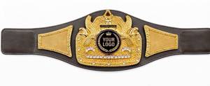 เข็มขัดแชมป์มวยปล้ำ MMA คาราเต้ เทควันโด หนังแท้ทองเหลืองสั่งทำพิเศษ รุ่นเฮฟวี่เวท สำหรับทุกเพศ - Product Image 4
