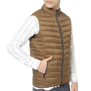 Gilet matelassé pour homme sans manches de qualité supérieure, directement de l'usine, respirant, séchage rapide, pour la saison hivernale, faible MOQ - Product Image 1