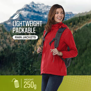 Chaqueta cortavientos Softshell transpirable ligera para mujer con logotipo personalizado impermeable uso al aire libre cierre de cremallera de motocicleta - Product Image 5